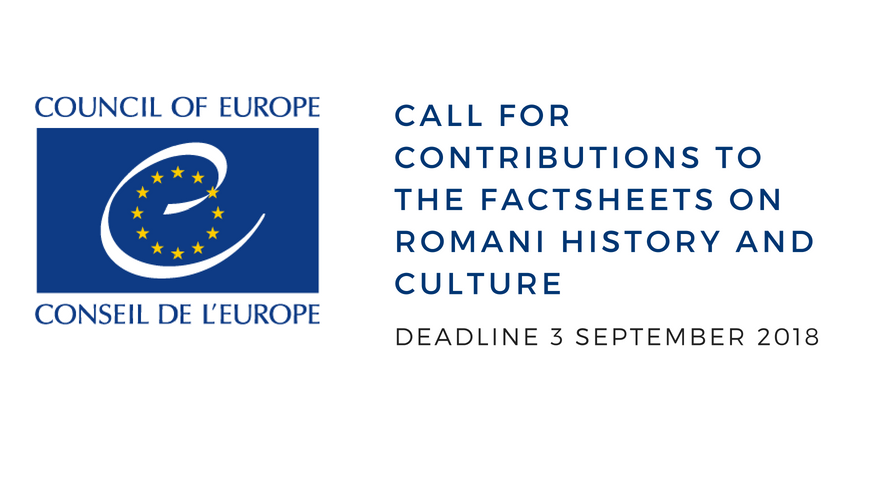Call for Contributions to the Factsheets on Romani history and culture