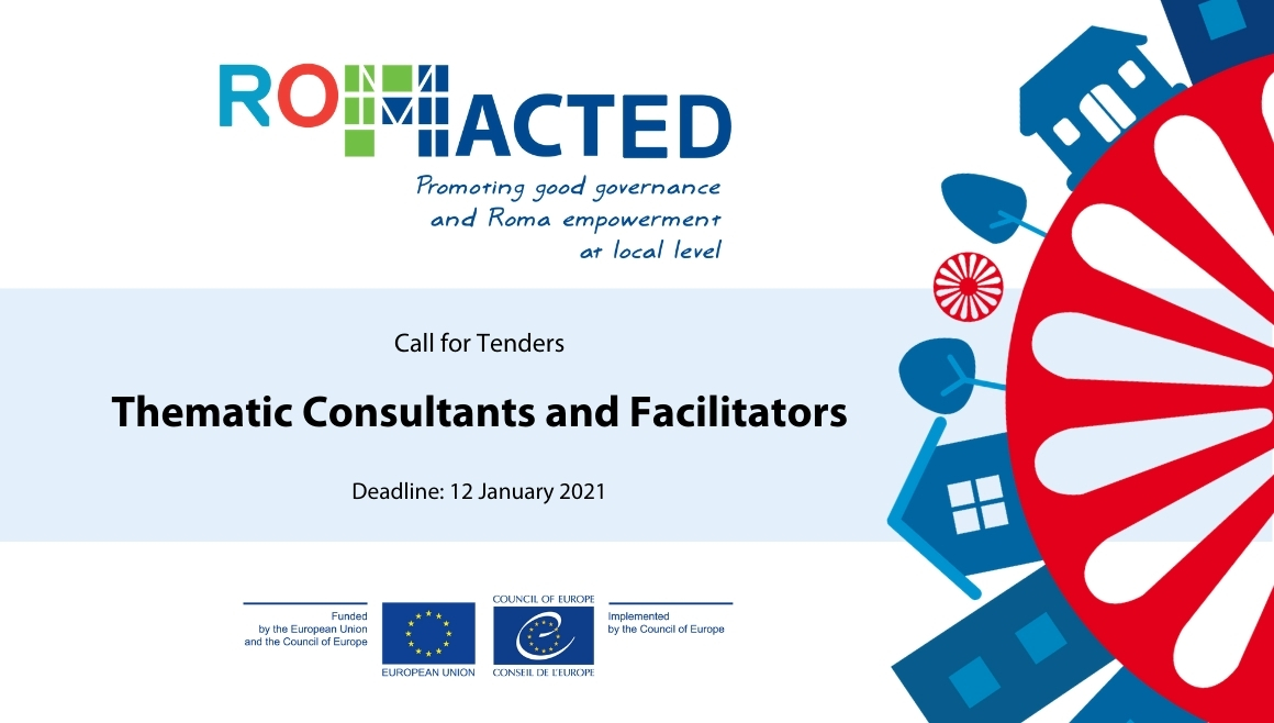 ROMACTED Call for Tenders: Thematic Consultants and Facilitators
