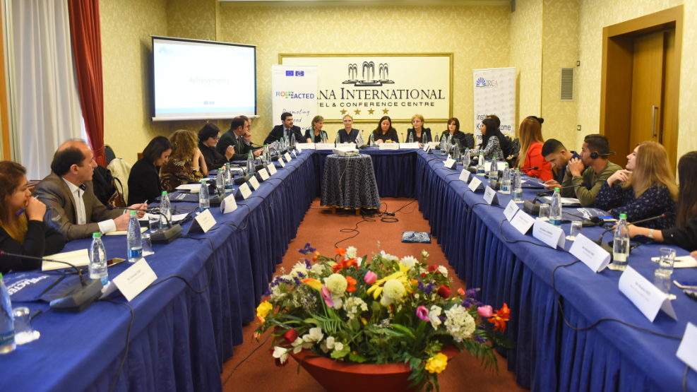 Opening panel: Mr Marcos Andrade, Ms Jutta Gützkow, Ms Lenka Vitkova, Ms Dajna Sorensen and Ms Merita Xhafaj