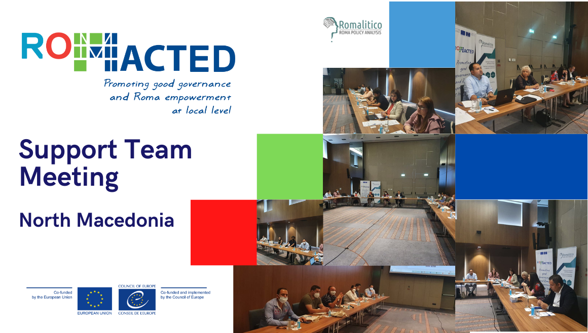 ROMACTED Phase 2 Support Team Meeting in North Macedonia