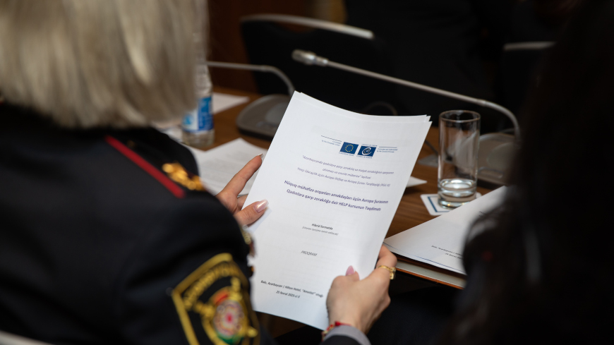 Empowering Azerbaijani Police: New training on domestic violence launched