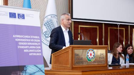 Case law on violence against women and domestic violence presented at the Baku State University