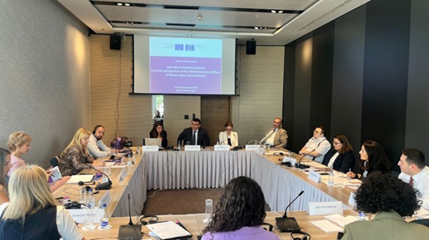 Upholding equality through peer exchange between Ombuds-institutions from Montenegro and Azerbaijan