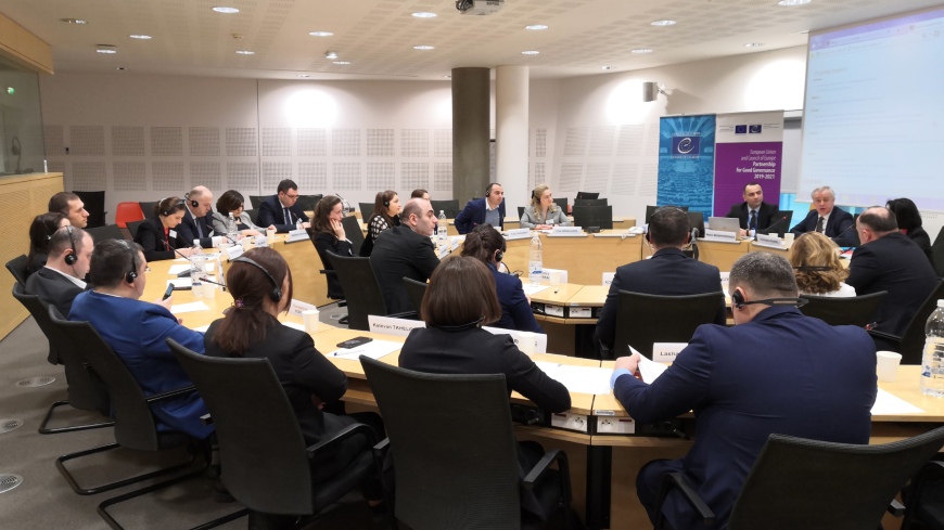 Study visit to the Council of Europe for Georgian delegation of judicial candidates
