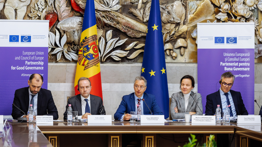 The Republic of Moldova advances reforms with European Union and Council of Europe support