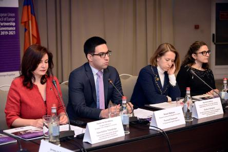 Armenian criminal justice sector stakeholders discuss draft Criminal and Criminal Procedure Codes
