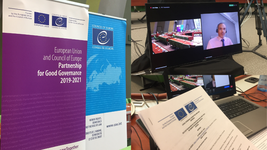 The Council of Europe and the European Union Delegation present the state of implementation of the joint projects in Armenia in 2020 and the PGG activities planned for 2021