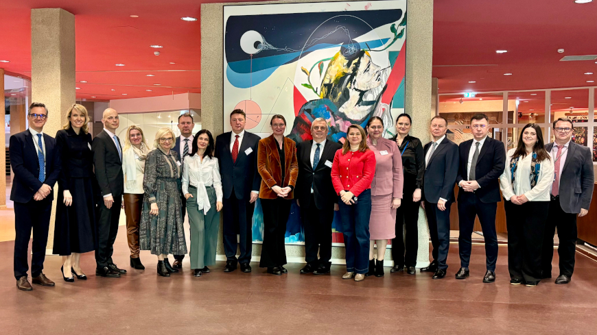 Strengthening co-operation: Ukrainian Constitutional Court delegation visits the Council of Europe and EU institutions