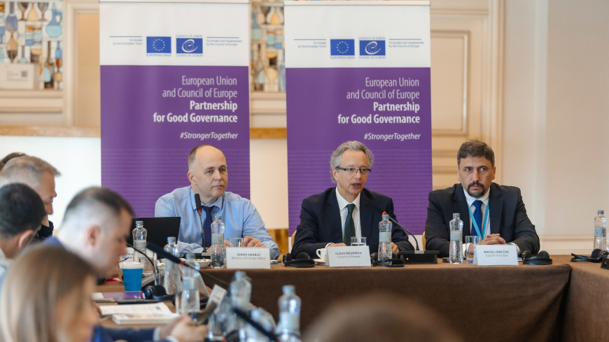 The European Union and the Council of Europe support the Ukrainian authorities in the implementation of the priority reforms towards the alignment with European standards and practice