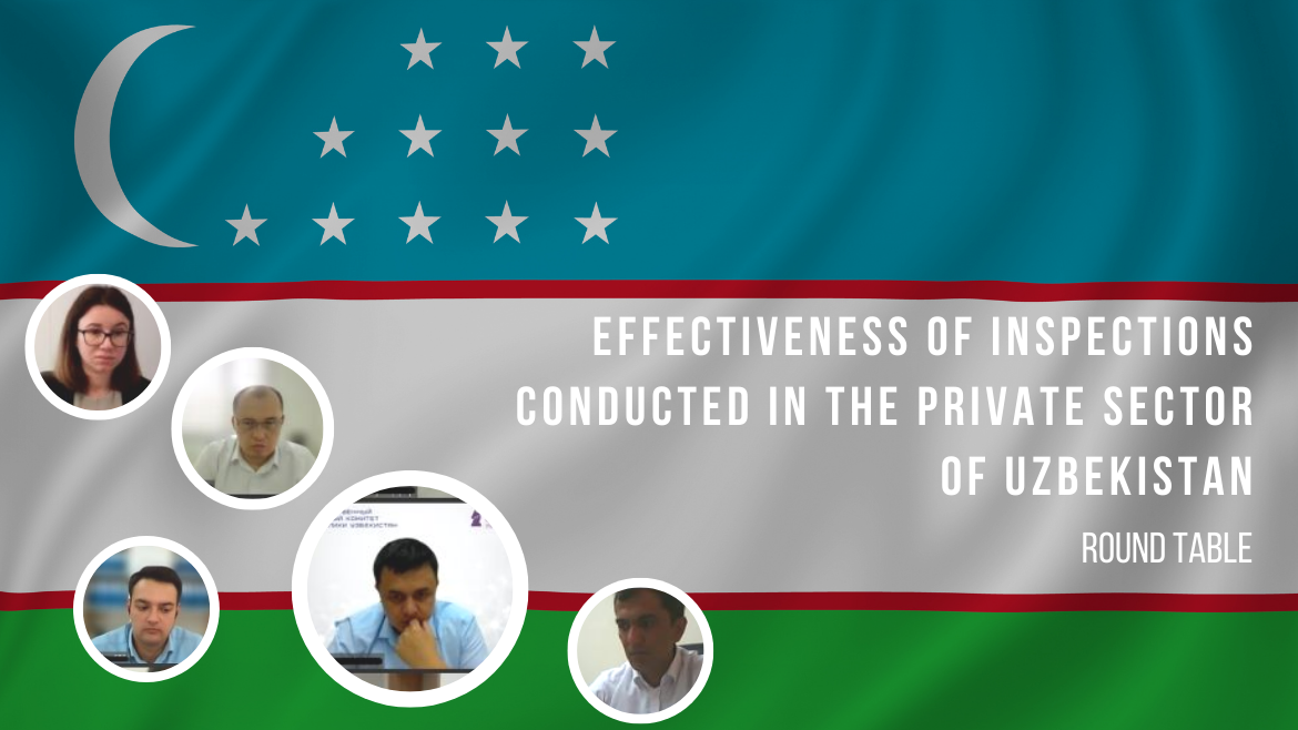 Effectiveness of inspections conducted in the private sector discussed with the&nbsp;Business Ombudsman Institute of Uzbekistan
