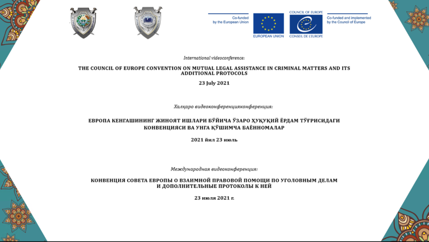 UZBEKISTAN: Conference on the Council of Europe Convention on Mutual Assistance in Criminal Matters