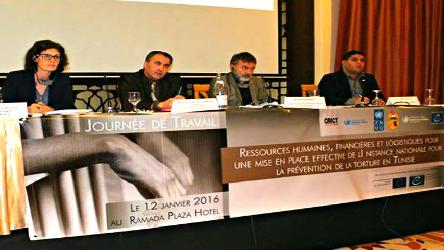 Fourth workshop on the establishment of the Tunisian national instance for the prevention of torture